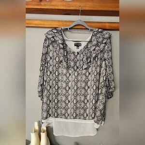 Anthony Snake Print Top 3x